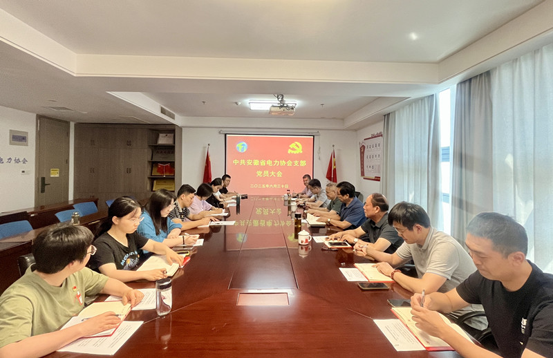 协会党支部召开党员大会