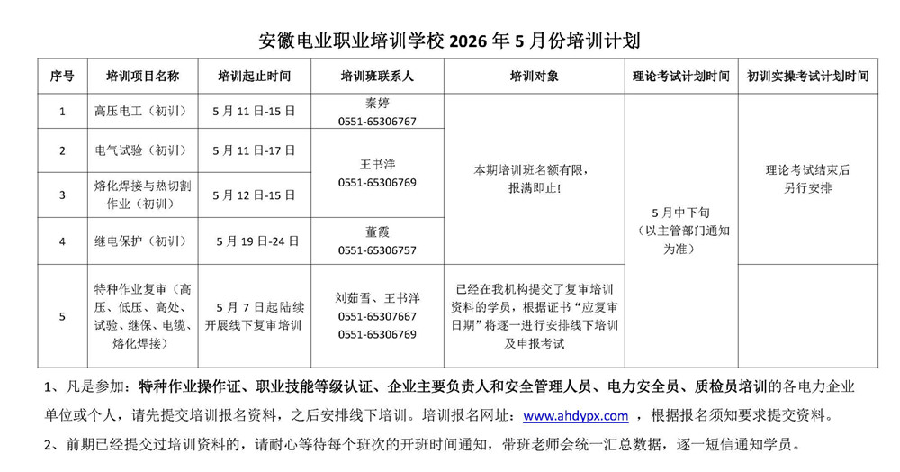 安徽电业职业培训学校5月份培训计划_副本.jpg